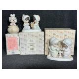Precious Moments Figurines (3) W/Boxes