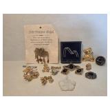 Various Gold Toned Pins