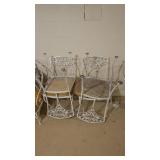 4 Cast Iron Patio Chairs
