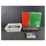 Notebooks(2), Pens, Trinket Box