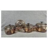CorningWare Glass Baking Dishes With Lids (3)