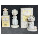 Precious Moments Figurines (3) 2 Boxes