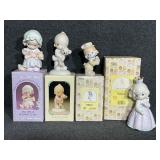 Precious Moments Figurines (4) W/Boxes