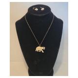 Elephant Pendant with 1/20 12K Gold Filled C