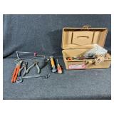 Plastic Tool Box W/Tools
