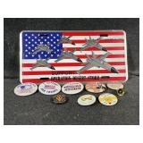 Operation Desert Storm License Plate, Pins (8)