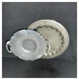 Hand Wrought Aluminum Serving Tray(1),Tray