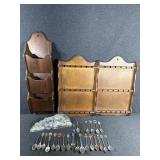 Wooden Mail Holder, Wooden Spoon Holders
