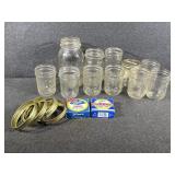 Glass Jars with Rims
