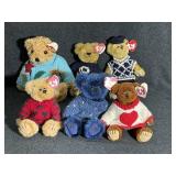 Ty Beanie Bear Assortment (6)