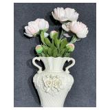 Bisque Porcelain Vase Lattice Pattern