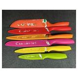 Cuisinart Knives W/Covers (6)