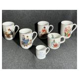 Coffee Cups- Norman Rockwell & Peter Rabbit