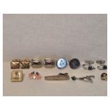 Cuff Links(4), Tie Pins(2), Pins