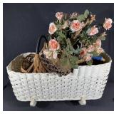 White Wicker Cradle, Wicker Baskets