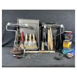 Paint Trays, Roller and Roller Covers, Paint Brush