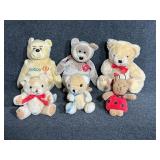 Ty 1999 Bear,Sparrow Bear,Mini Bears (6)