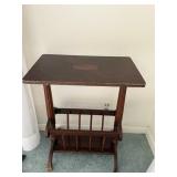 Decorative Side Table w/ Magazine storage