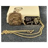 Elvis Keychain & Necklace Dog Tag Style