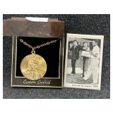 Elvis Memorial Medallion Necklace, Elvis Pocket