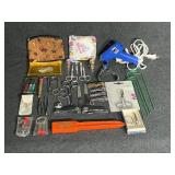 Eye Glass Repair Kit, Scissor Tweezers, Glue Gun