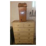 Wooden 5 Drawer Dresser, Apples and Spuds Wooden