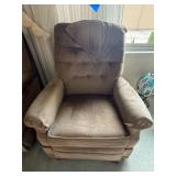 Medium Brown Suede Laz-Boy Recliner