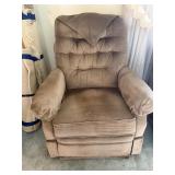 Medium Brown Suede Laz-Boy Recliner