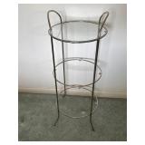 Plant Stand with Glass Shelf