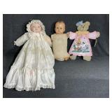 Christening Baby Doll, Baby Doll W/ Cloth Body
