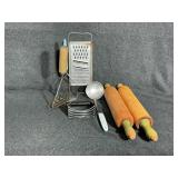 Rolling Pins, Pastry Blender, Potato Masher,