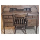 Wooden Writing Desk w/ Chair