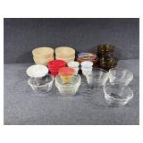 Pyrex Sauce Dish (4) Fire-King Sauce Dish (4)