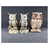 Owl Figurines(3)