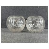 Etched Glass Bowls(3)