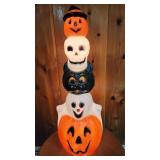Halloween Totem Blow  Mold Light Up