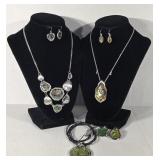 Abalone Necklace and Earring Sets(3)