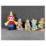 Clown Figurines