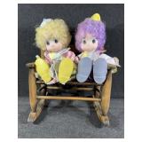 Precious Moments Clown Dolls with Rocking