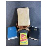 Holy Bible (3), Bible Trivia Book, Book Stand