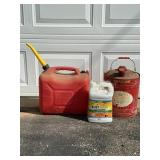5 & 6 Gallon Gas Cans(2), Cat Mace 1 Gal