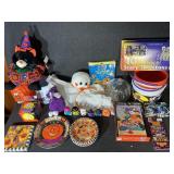 Halloween Themed Items In A Tub