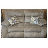 Brown Rocking Love Seat