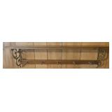 Shelf With Key Hooks