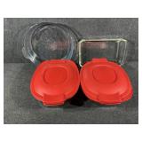 Fire-King Baking Dish, Pyrex Baking Dish (3)