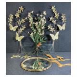 Butterfly Lawn Decor, Bird Figures (5), Faux