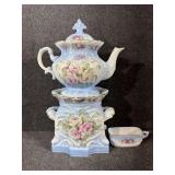 R.S. China Teapot with Base