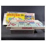 Games: Operation, Battleship, Monopoly
