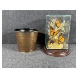 Taxidermy Mounted Monarch Butterfly in Case,
