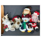 Plush Elf, Bear, Santa, Reindeer,Penguin
